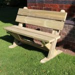 Pergola with 2 Ashcombe benches