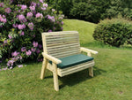 Ergonomic 2 seater bench