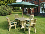 Ergo 4 seater table set