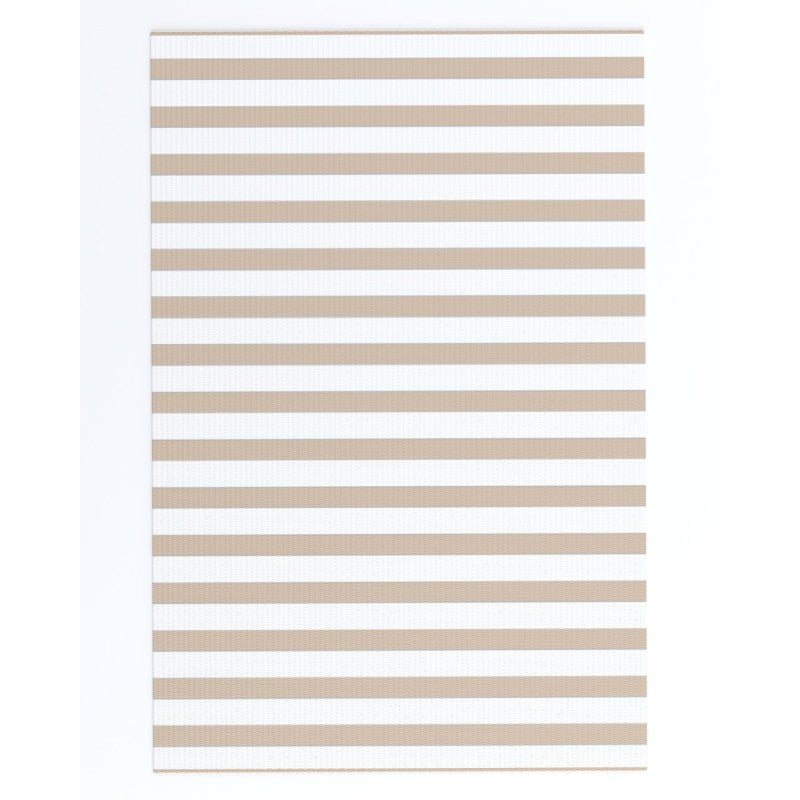 Natural Stripe Outdoor Rug Small or Large