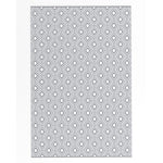 Grey Geometric Print Outdoor Rug Small or Large